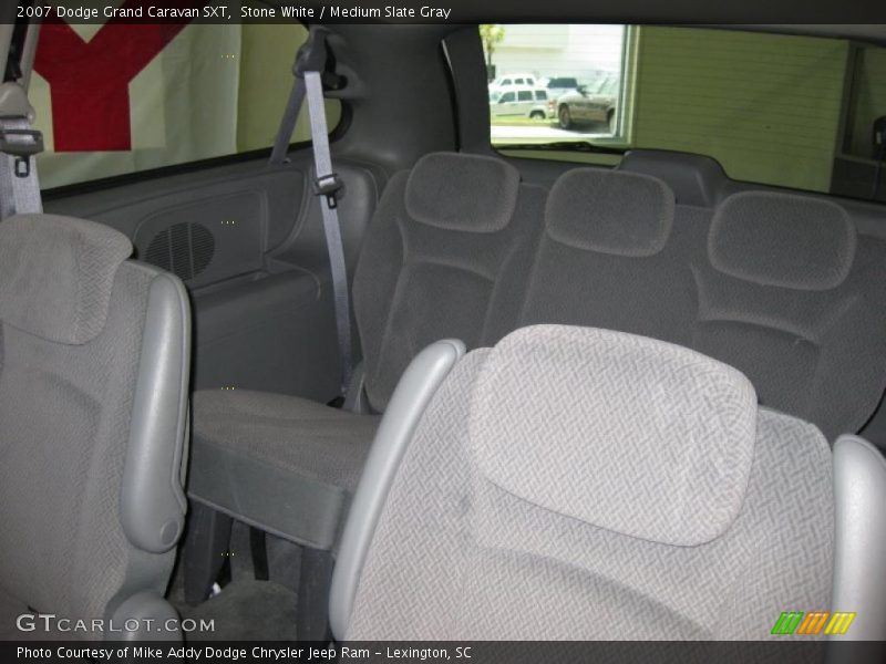 Stone White / Medium Slate Gray 2007 Dodge Grand Caravan SXT