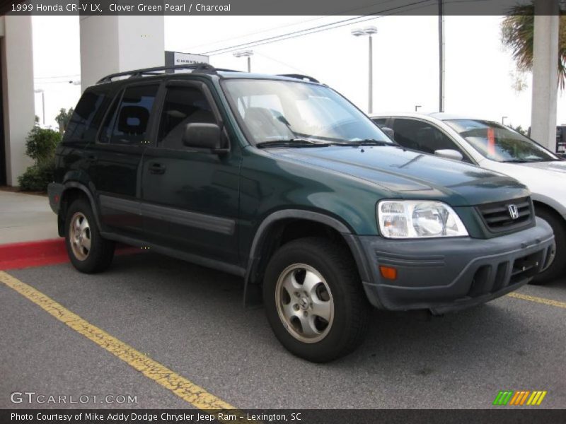 Clover Green Pearl / Charcoal 1999 Honda CR-V LX