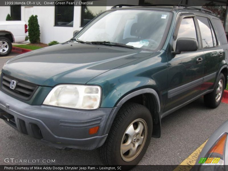 Clover Green Pearl / Charcoal 1999 Honda CR-V LX