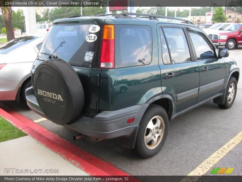Clover Green Pearl / Charcoal 1999 Honda CR-V LX