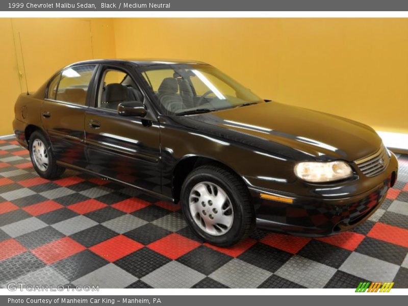 Black / Medium Neutral 1999 Chevrolet Malibu Sedan