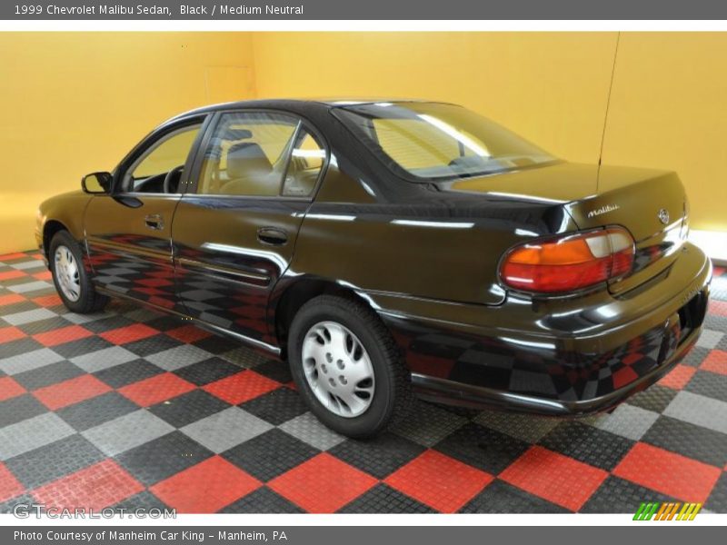 Black / Medium Neutral 1999 Chevrolet Malibu Sedan