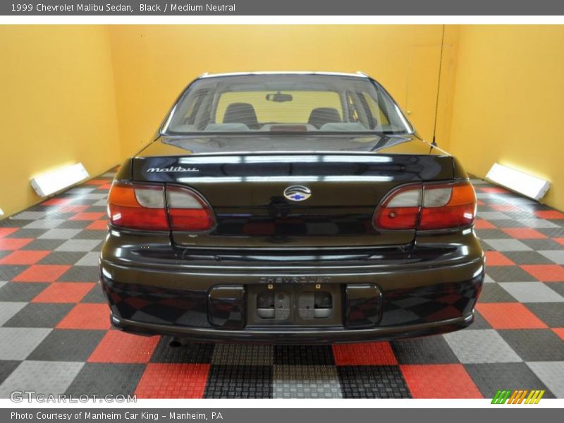 Black / Medium Neutral 1999 Chevrolet Malibu Sedan