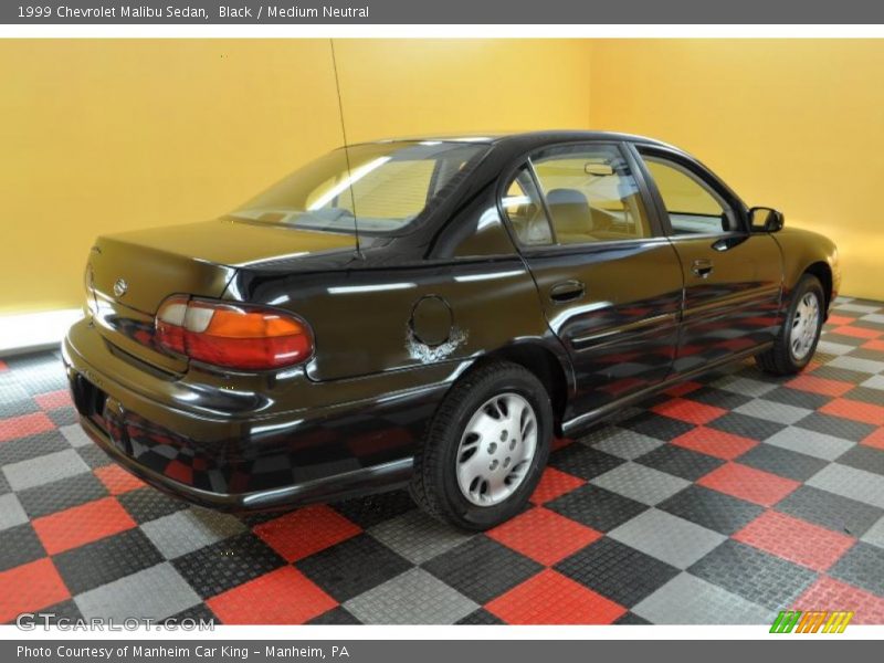Black / Medium Neutral 1999 Chevrolet Malibu Sedan