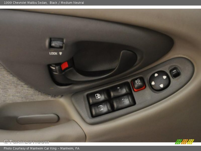 Black / Medium Neutral 1999 Chevrolet Malibu Sedan