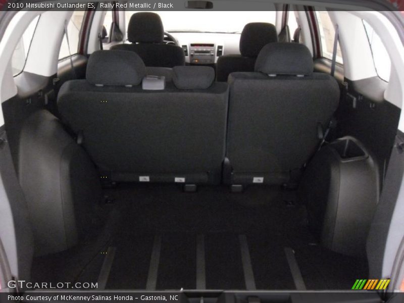 Rally Red Metallic / Black 2010 Mitsubishi Outlander ES