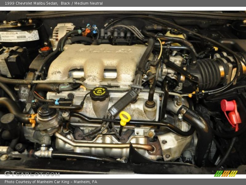 Black / Medium Neutral 1999 Chevrolet Malibu Sedan