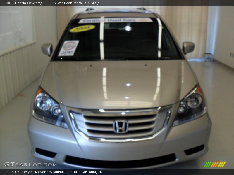 Silver Pearl Metallic / Gray 2008 Honda Odyssey EX-L