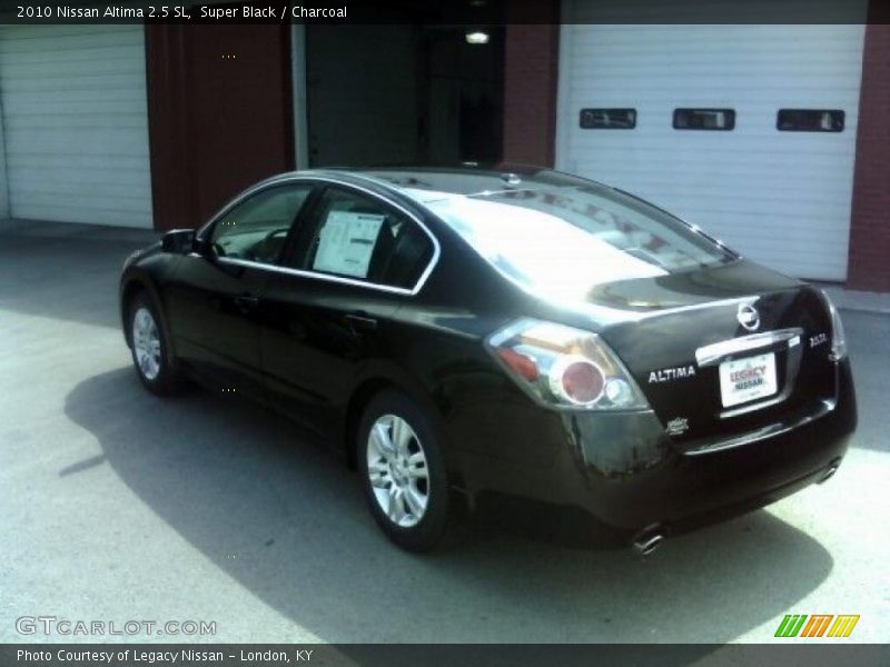 Super Black / Charcoal 2010 Nissan Altima 2.5 SL