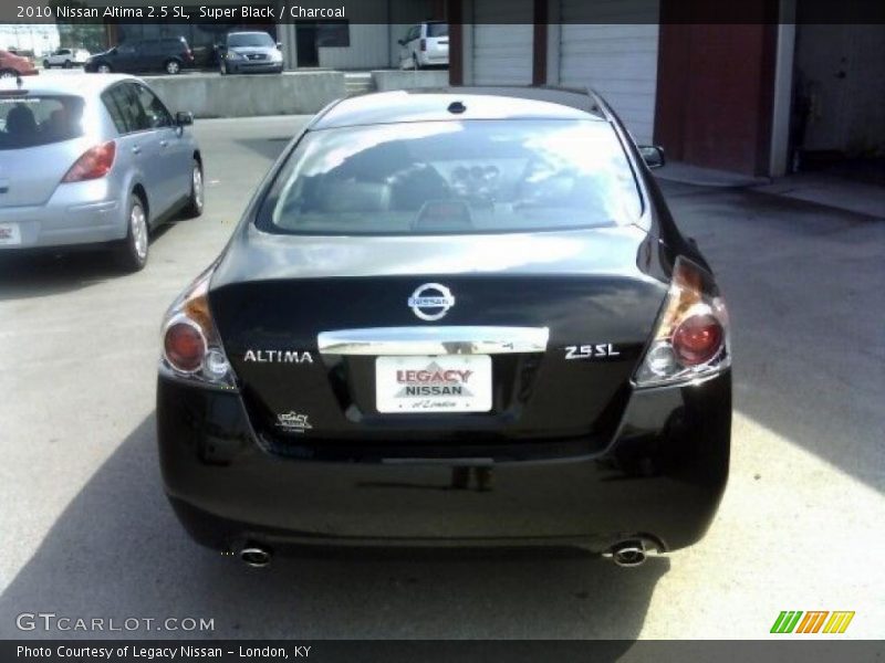 Super Black / Charcoal 2010 Nissan Altima 2.5 SL