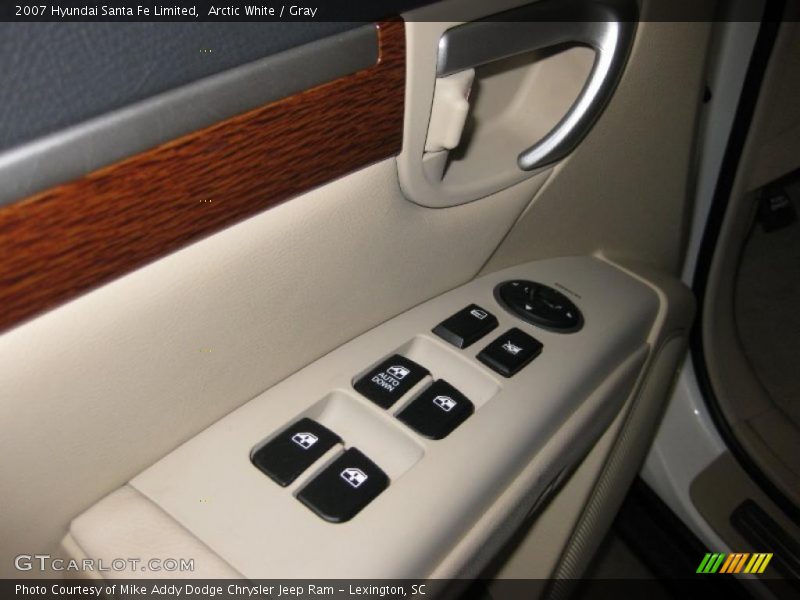 Arctic White / Gray 2007 Hyundai Santa Fe Limited