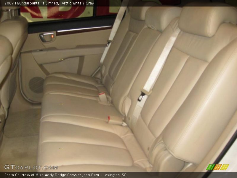 Arctic White / Gray 2007 Hyundai Santa Fe Limited