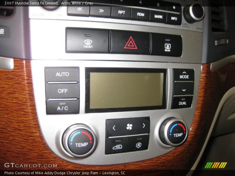 Arctic White / Gray 2007 Hyundai Santa Fe Limited