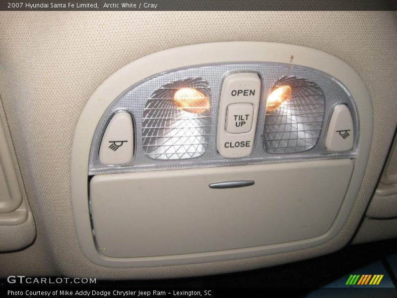 Arctic White / Gray 2007 Hyundai Santa Fe Limited