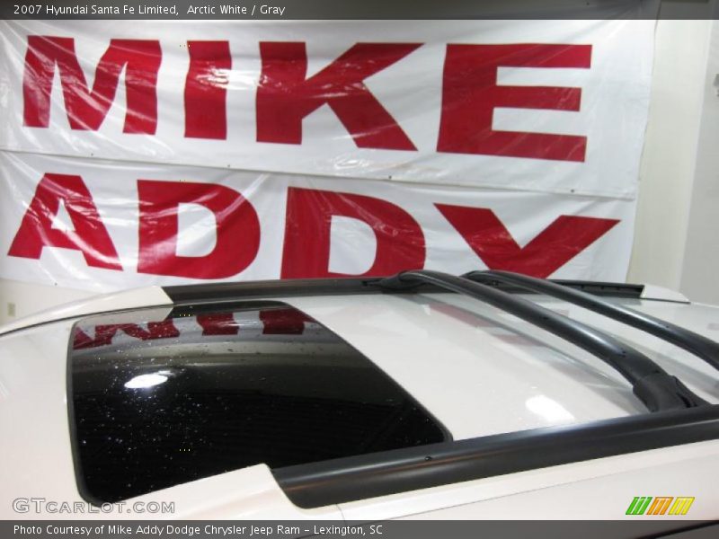 Arctic White / Gray 2007 Hyundai Santa Fe Limited