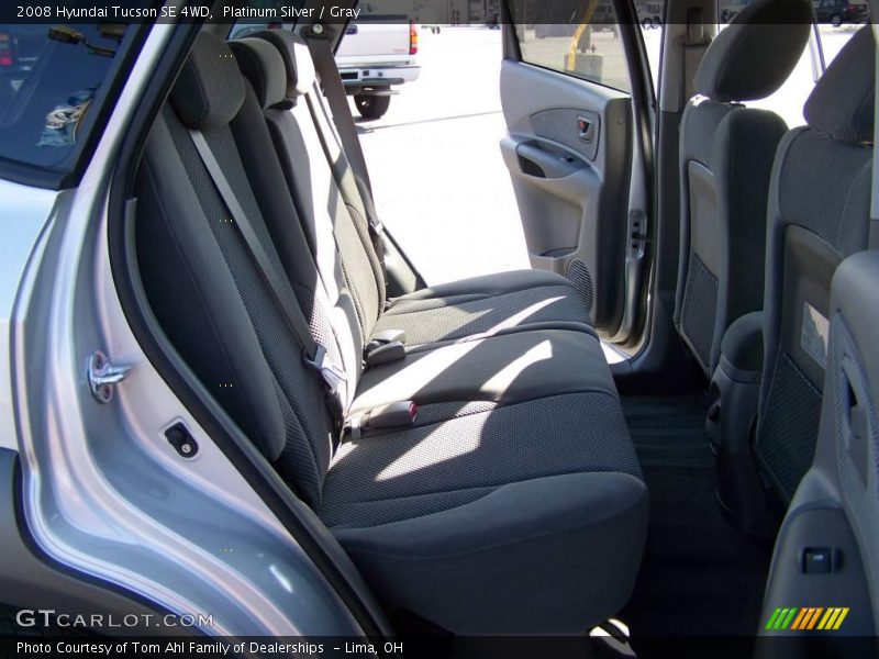 Platinum Silver / Gray 2008 Hyundai Tucson SE 4WD