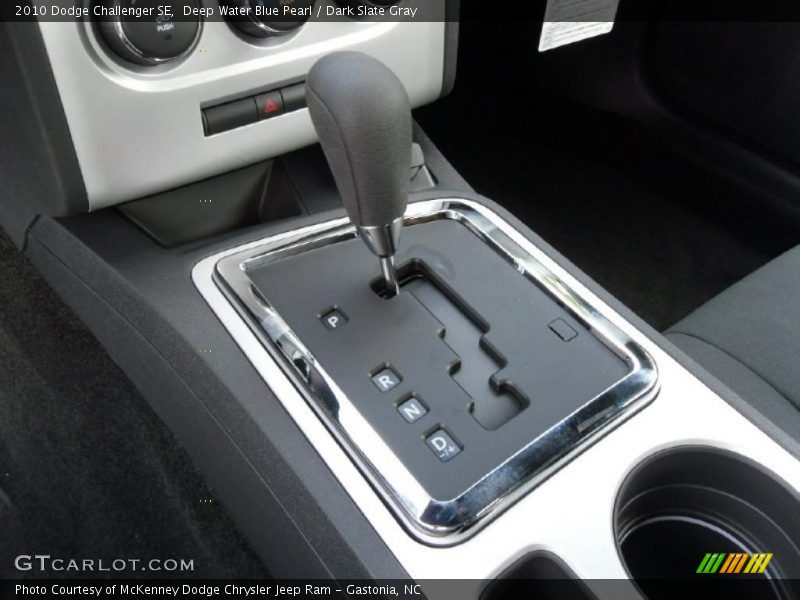 Deep Water Blue Pearl / Dark Slate Gray 2010 Dodge Challenger SE