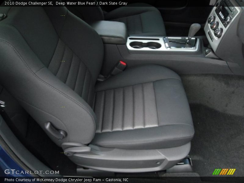 Deep Water Blue Pearl / Dark Slate Gray 2010 Dodge Challenger SE