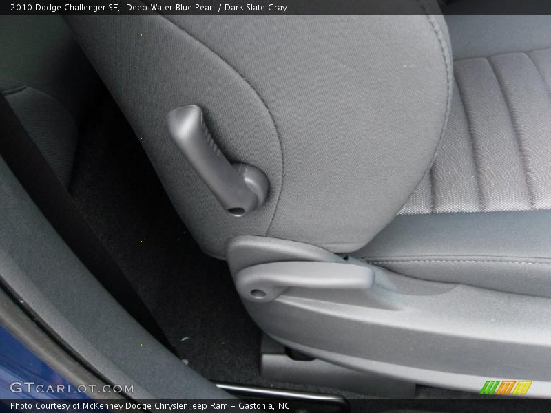 Deep Water Blue Pearl / Dark Slate Gray 2010 Dodge Challenger SE