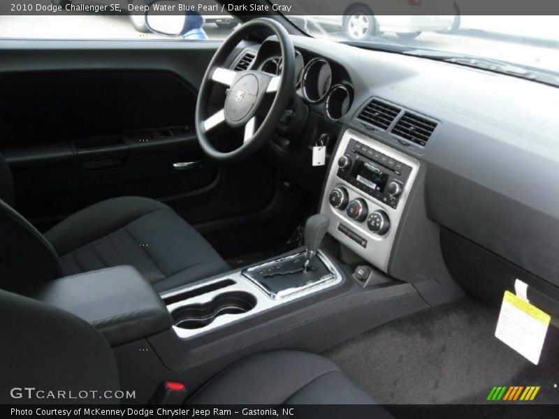 Deep Water Blue Pearl / Dark Slate Gray 2010 Dodge Challenger SE