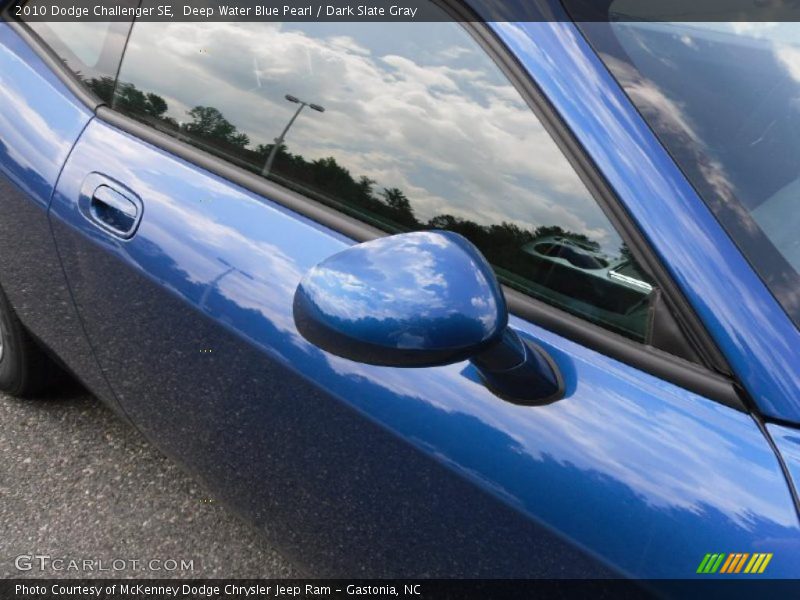 Deep Water Blue Pearl / Dark Slate Gray 2010 Dodge Challenger SE