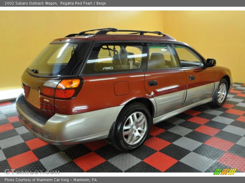 Regatta Red Pearl / Beige 2002 Subaru Outback Wagon