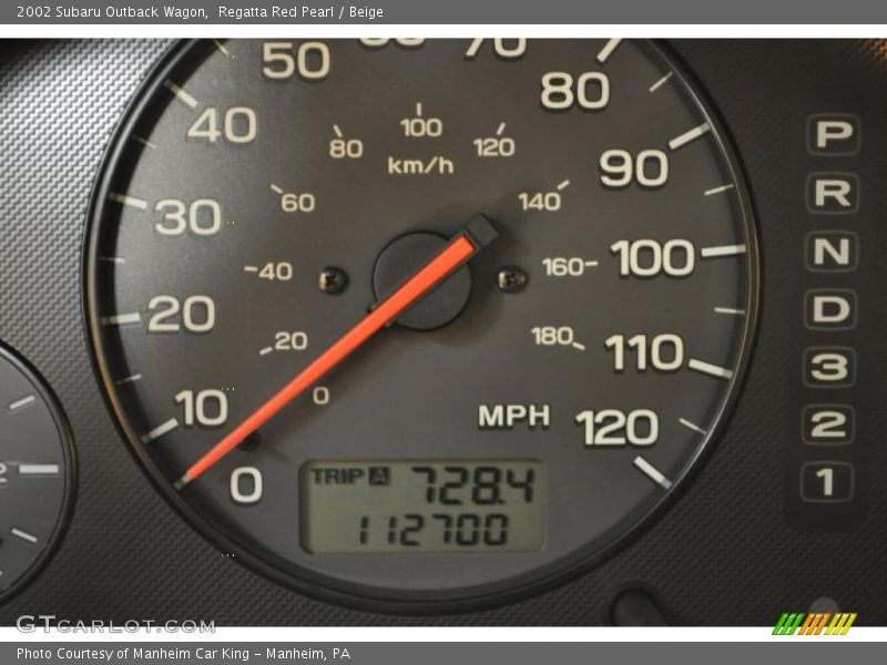 Regatta Red Pearl / Beige 2002 Subaru Outback Wagon