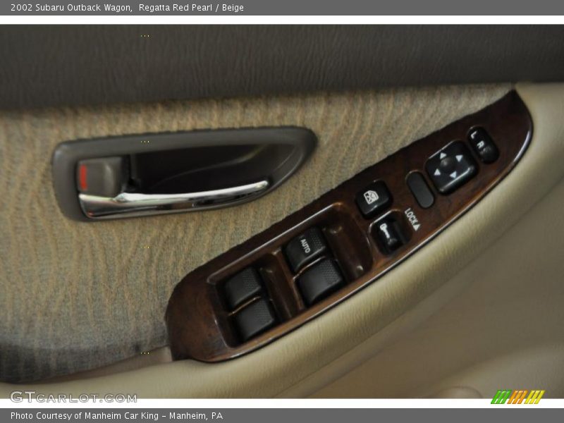 Regatta Red Pearl / Beige 2002 Subaru Outback Wagon