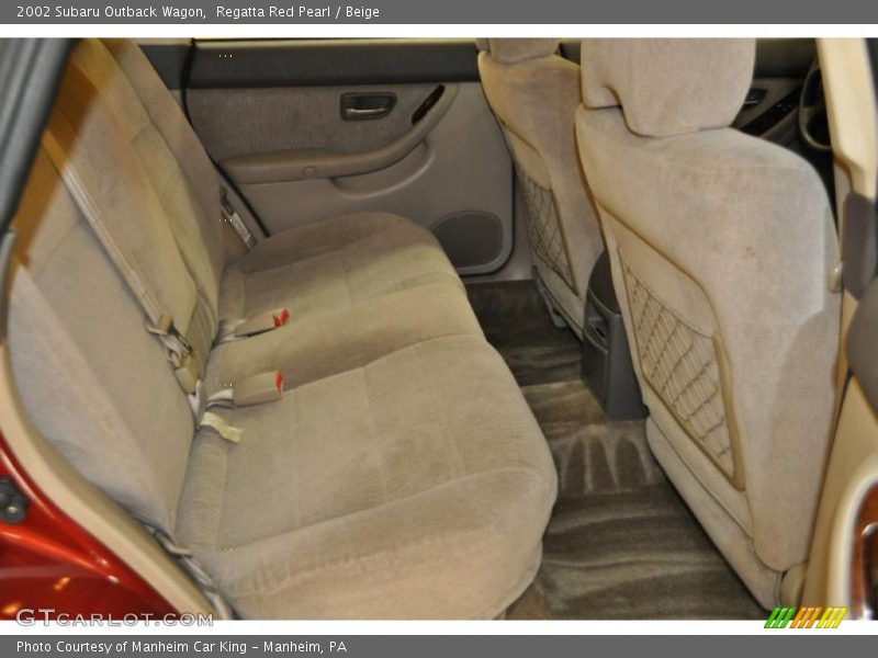 Regatta Red Pearl / Beige 2002 Subaru Outback Wagon