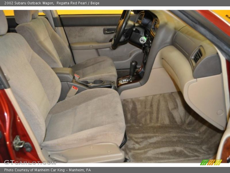 Regatta Red Pearl / Beige 2002 Subaru Outback Wagon