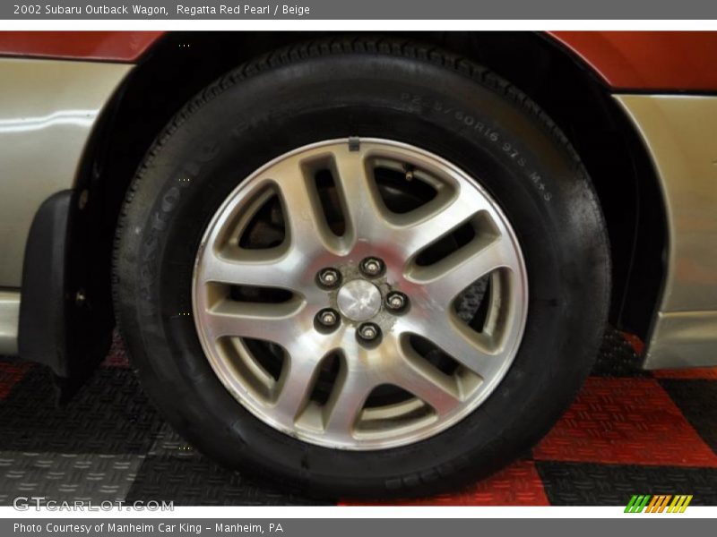 Regatta Red Pearl / Beige 2002 Subaru Outback Wagon