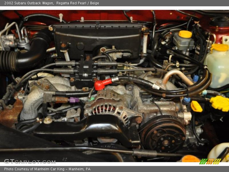 Regatta Red Pearl / Beige 2002 Subaru Outback Wagon