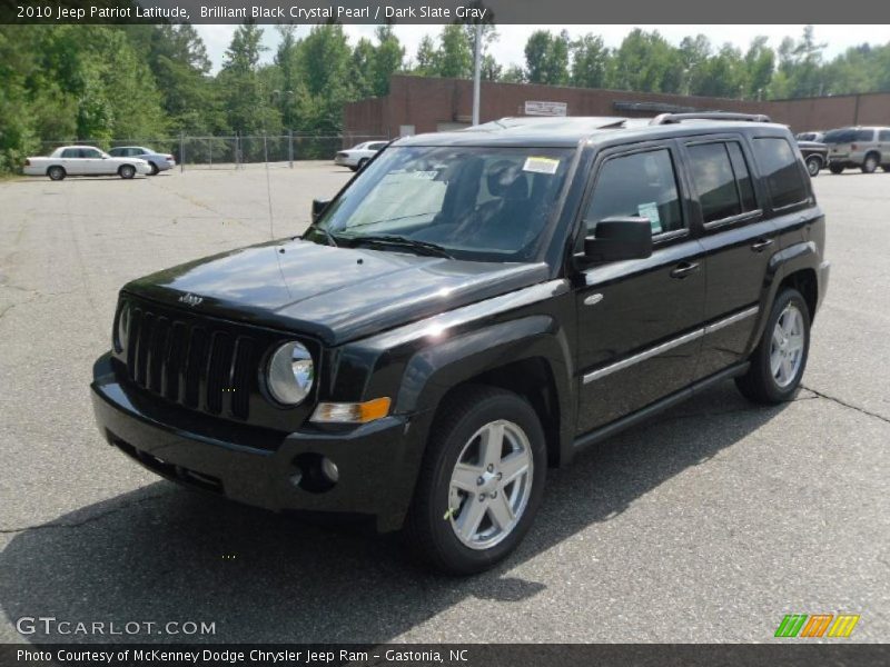 Brilliant Black Crystal Pearl / Dark Slate Gray 2010 Jeep Patriot Latitude