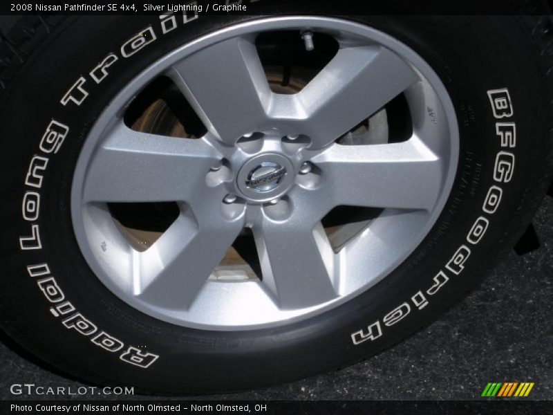Silver Lightning / Graphite 2008 Nissan Pathfinder SE 4x4
