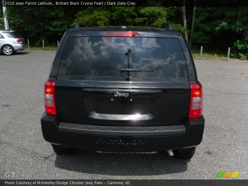 Brilliant Black Crystal Pearl / Dark Slate Gray 2010 Jeep Patriot Latitude