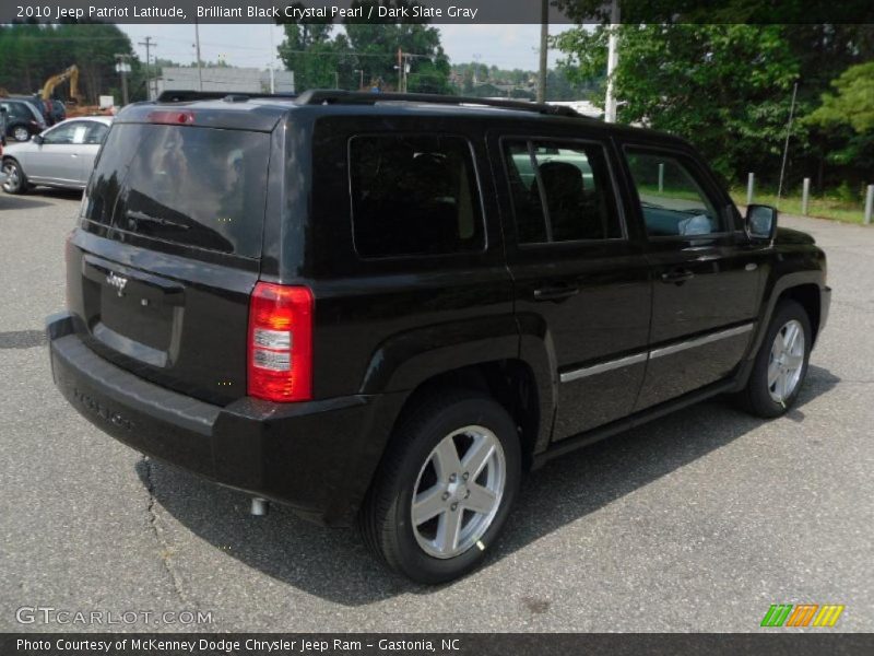 Brilliant Black Crystal Pearl / Dark Slate Gray 2010 Jeep Patriot Latitude