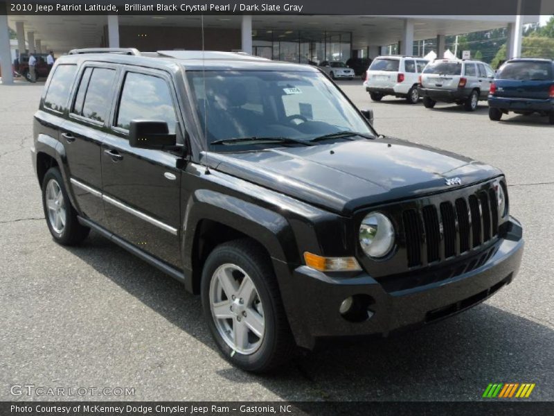 Brilliant Black Crystal Pearl / Dark Slate Gray 2010 Jeep Patriot Latitude