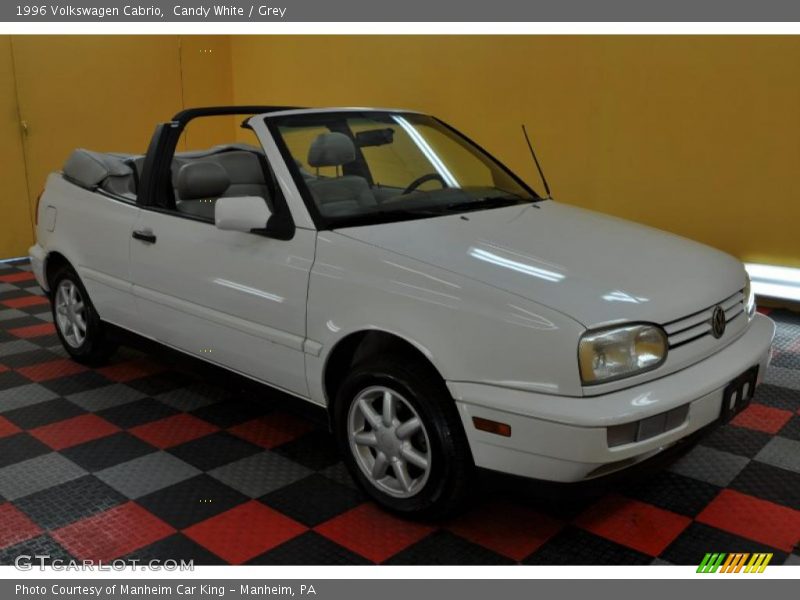 Candy White / Grey 1996 Volkswagen Cabrio