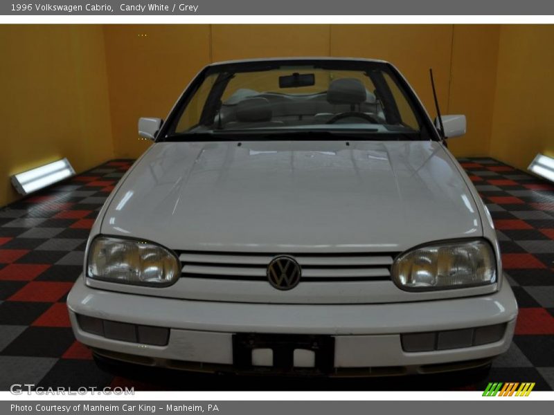 Candy White / Grey 1996 Volkswagen Cabrio