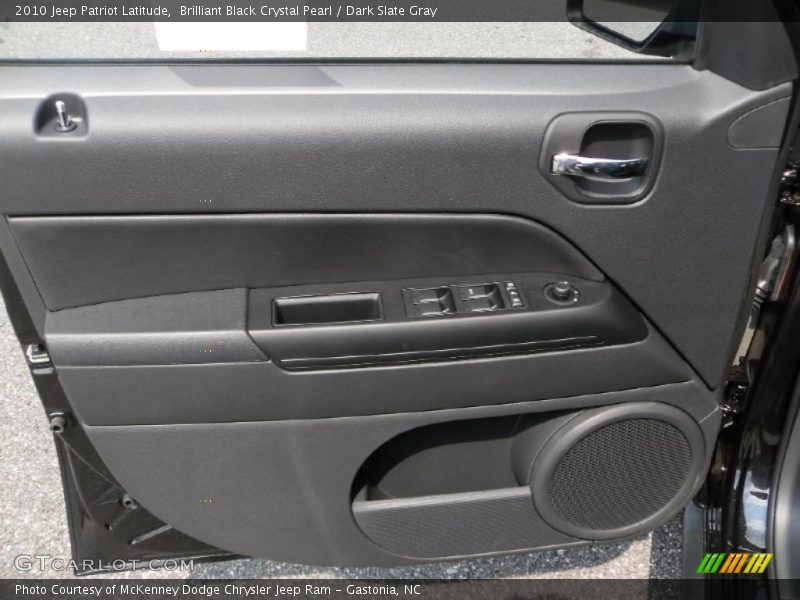Brilliant Black Crystal Pearl / Dark Slate Gray 2010 Jeep Patriot Latitude