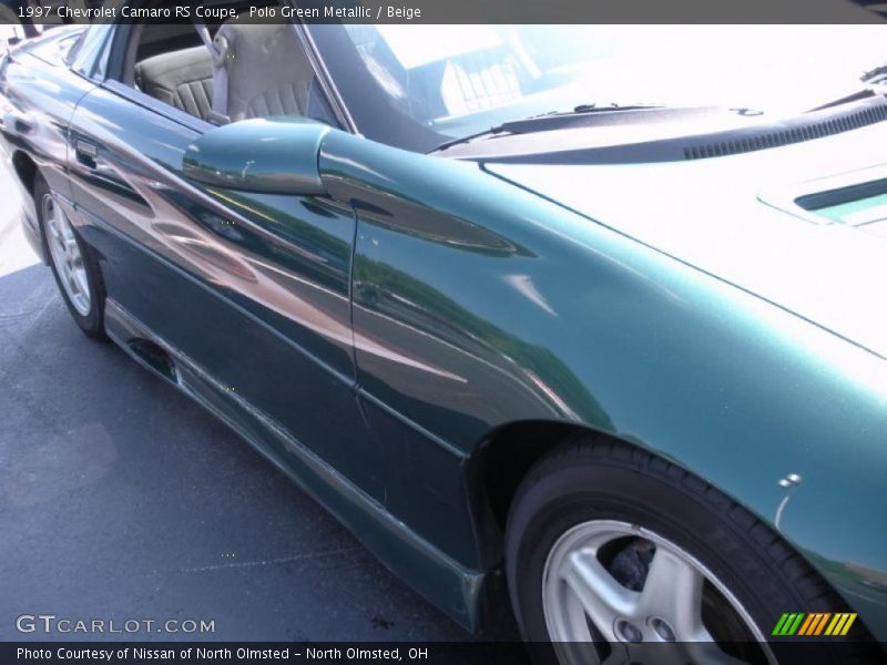 Polo Green Metallic / Beige 1997 Chevrolet Camaro RS Coupe