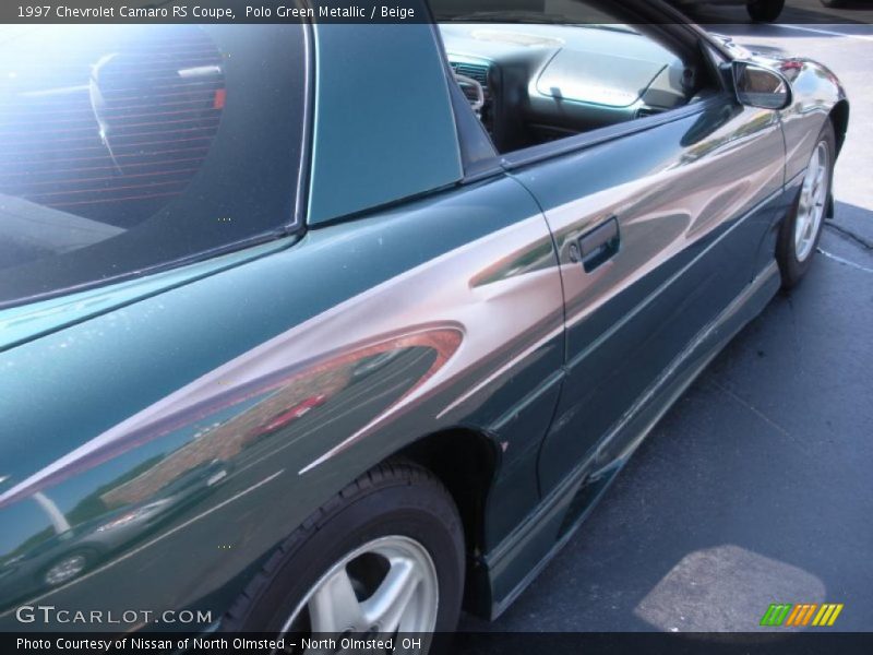 Polo Green Metallic / Beige 1997 Chevrolet Camaro RS Coupe