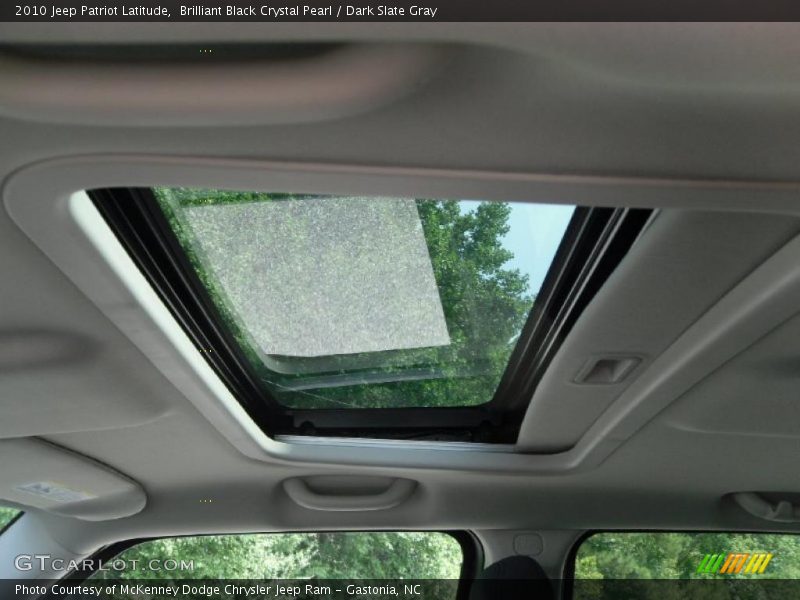 Brilliant Black Crystal Pearl / Dark Slate Gray 2010 Jeep Patriot Latitude