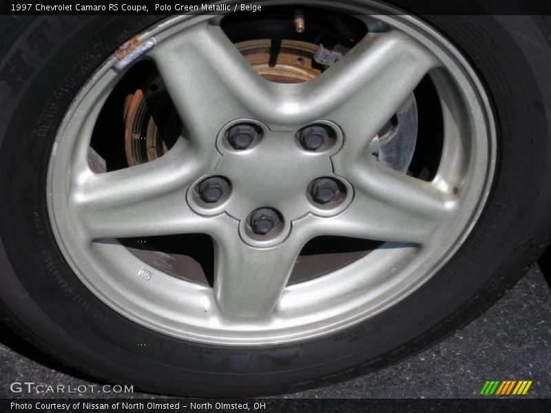 Polo Green Metallic / Beige 1997 Chevrolet Camaro RS Coupe