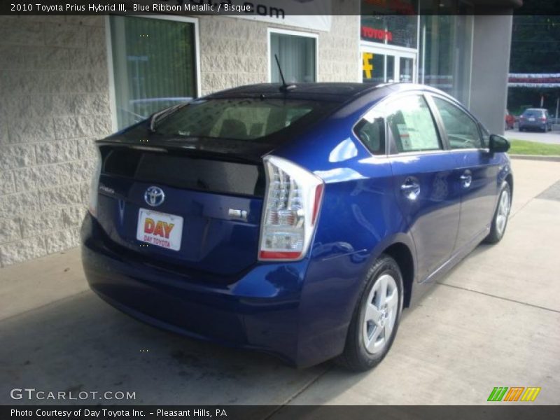 Blue Ribbon Metallic / Bisque 2010 Toyota Prius Hybrid III