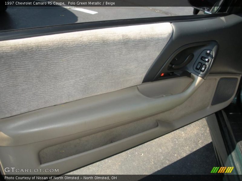 Polo Green Metallic / Beige 1997 Chevrolet Camaro RS Coupe