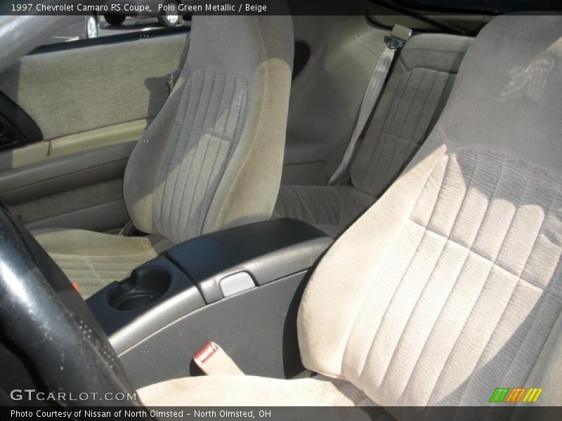 Polo Green Metallic / Beige 1997 Chevrolet Camaro RS Coupe