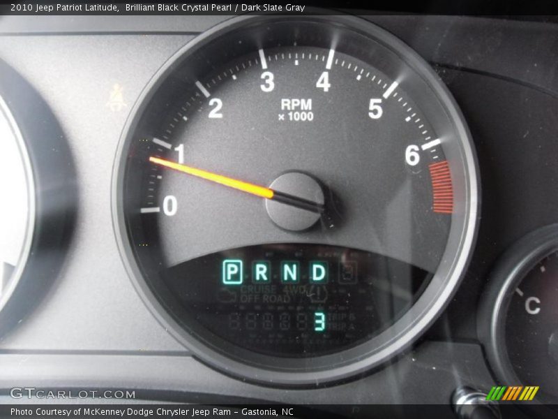 Brilliant Black Crystal Pearl / Dark Slate Gray 2010 Jeep Patriot Latitude