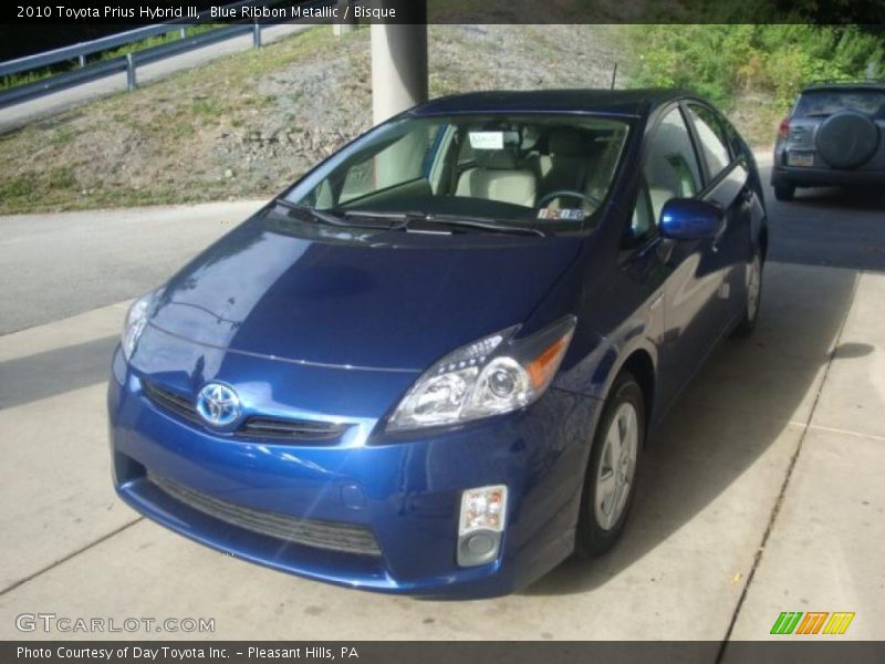 Blue Ribbon Metallic / Bisque 2010 Toyota Prius Hybrid III