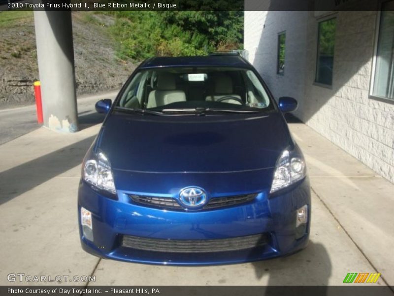Blue Ribbon Metallic / Bisque 2010 Toyota Prius Hybrid III